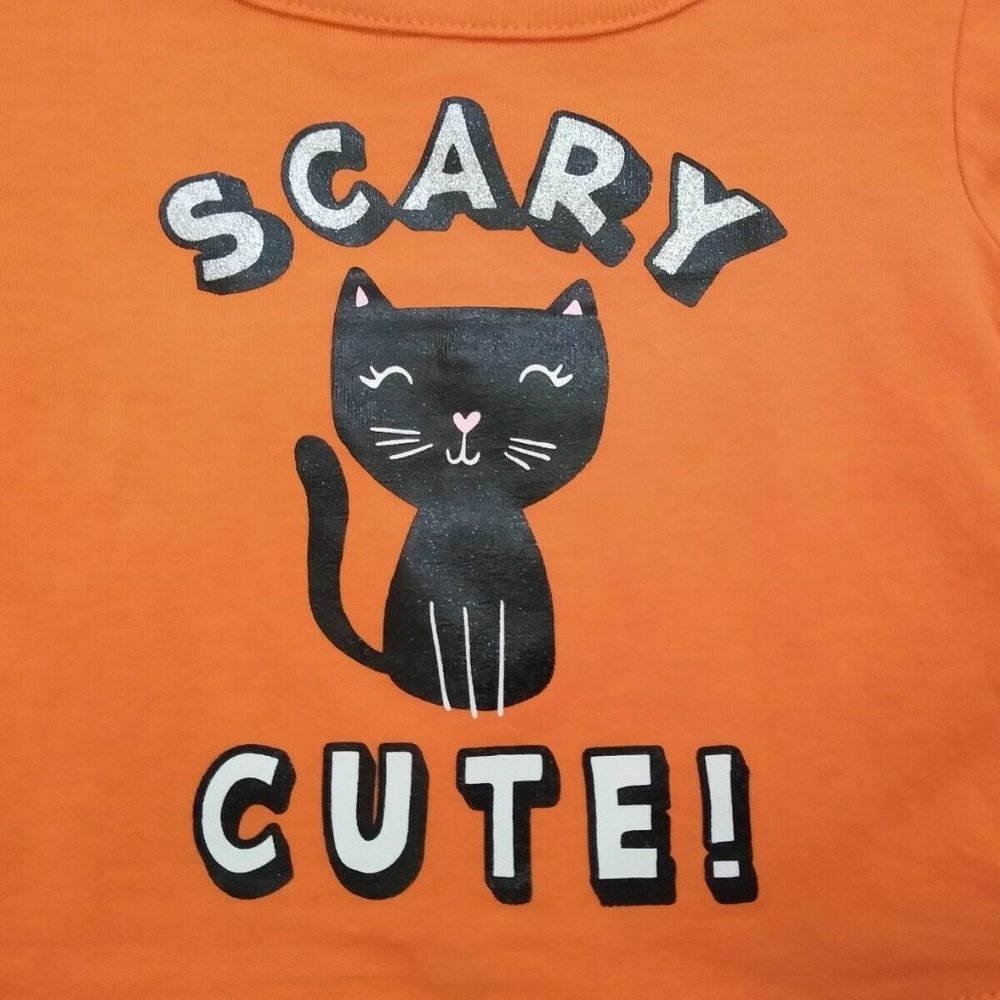 Carter's Halloween Black Cat Scary‎ Cute Top 9 mos - Picture 2 of 6
